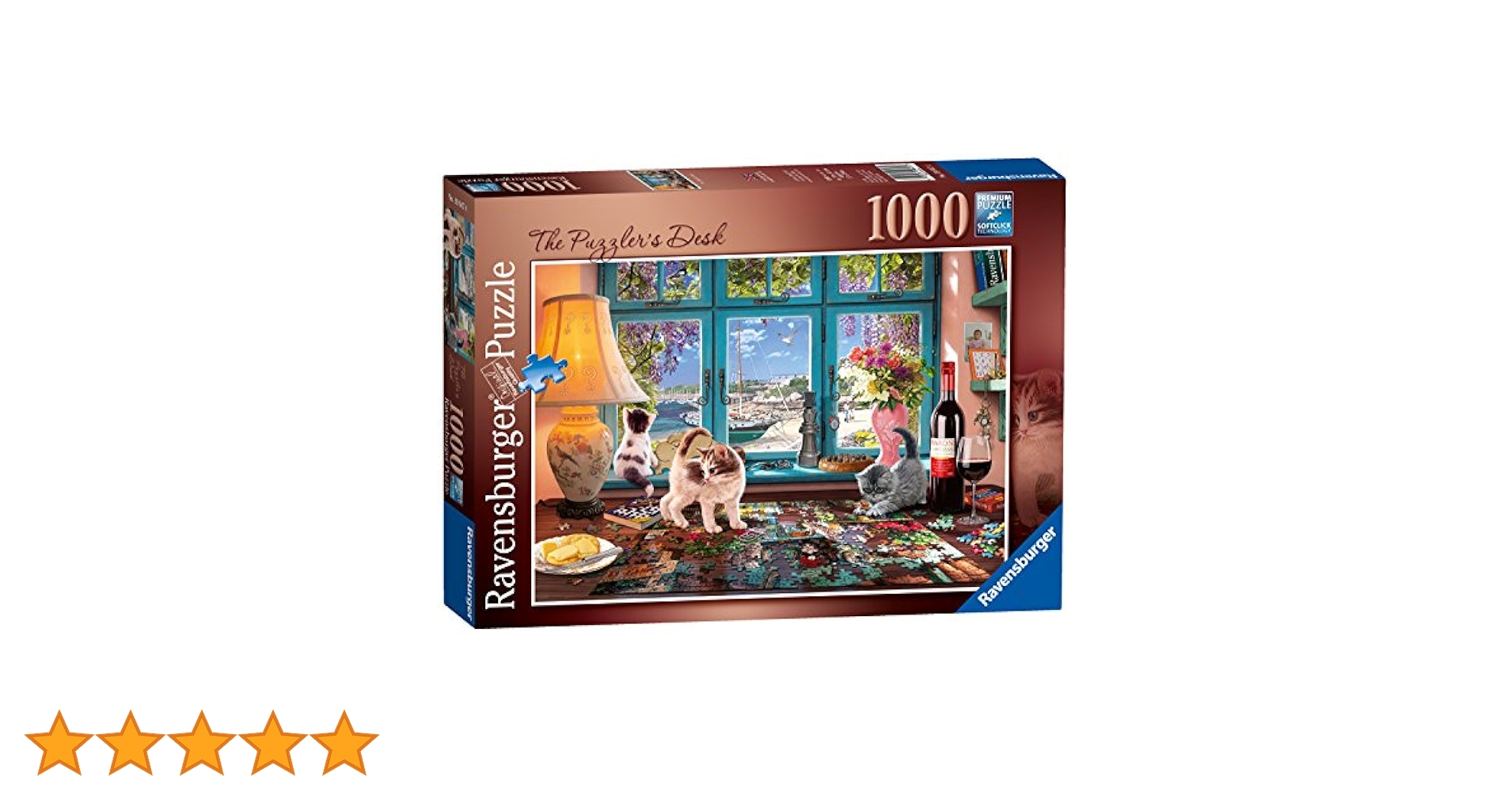 ジグソーパズル 1000ピース Puzzler's Desk ラベンスバーガー Ravensburger The Puzzler's Desk, 1000pc Jigsaw Puzzle